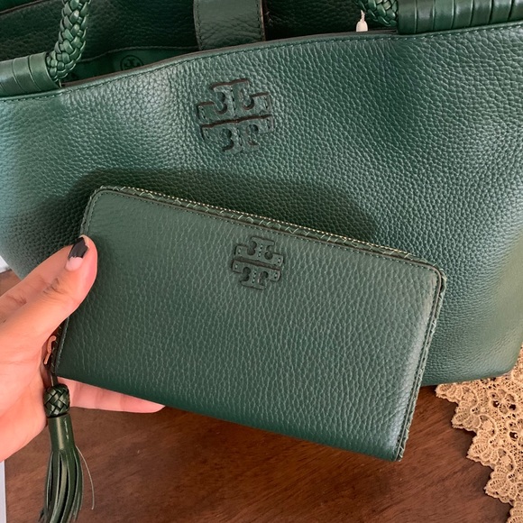 New 🍭 Tory Burch Taylor large tote &  wallet - Picture 8 of 9